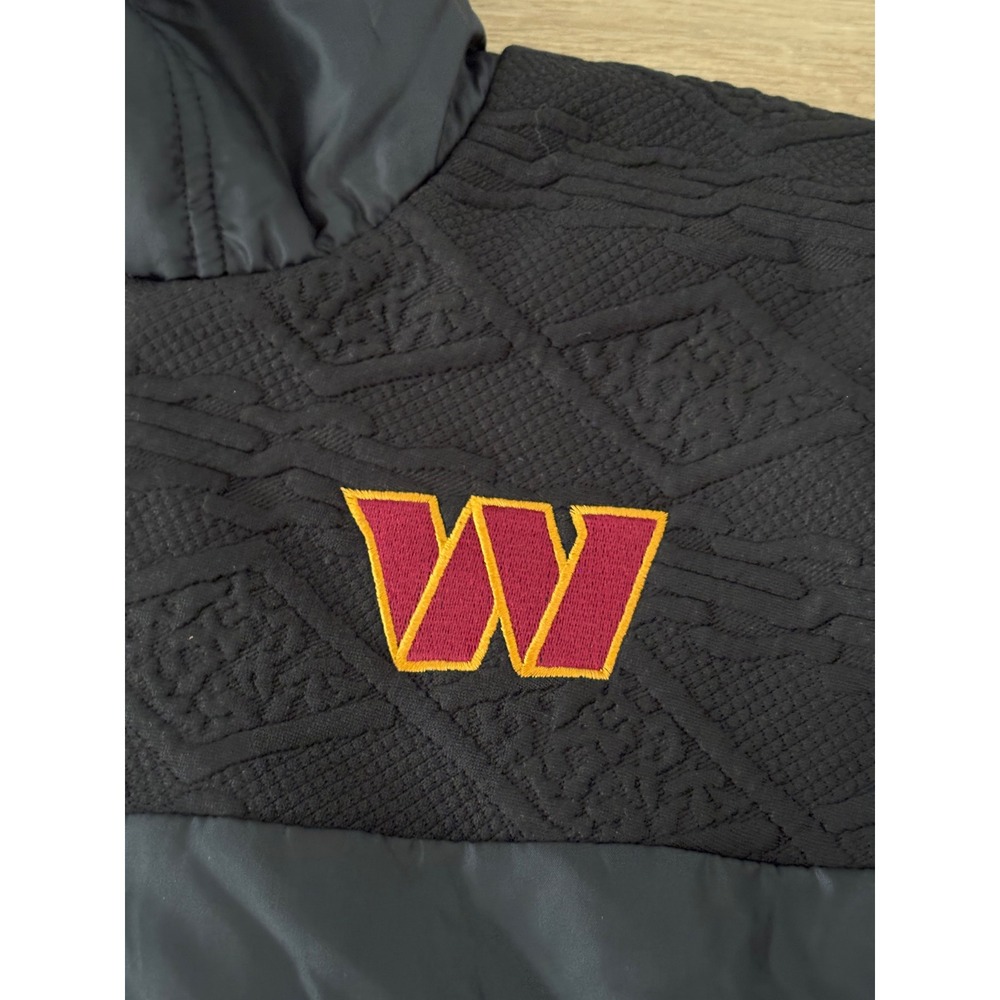 NWT Women's G-III 4Her Washington Commanders Hooded Jacket - Medium - Black - Picture 3 of 6